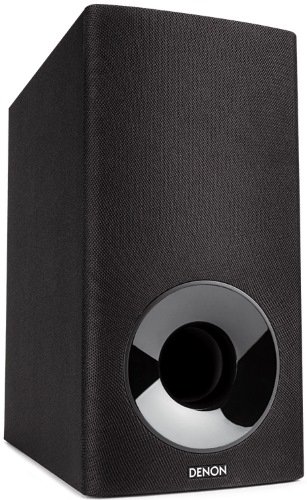 Denon DHT-S316 боковой вид беспроводного сабвуфера с динамиком