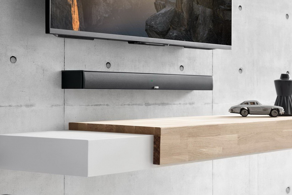 Canton Smart Soundbar 9 — вид спереди, чёрное исполнение