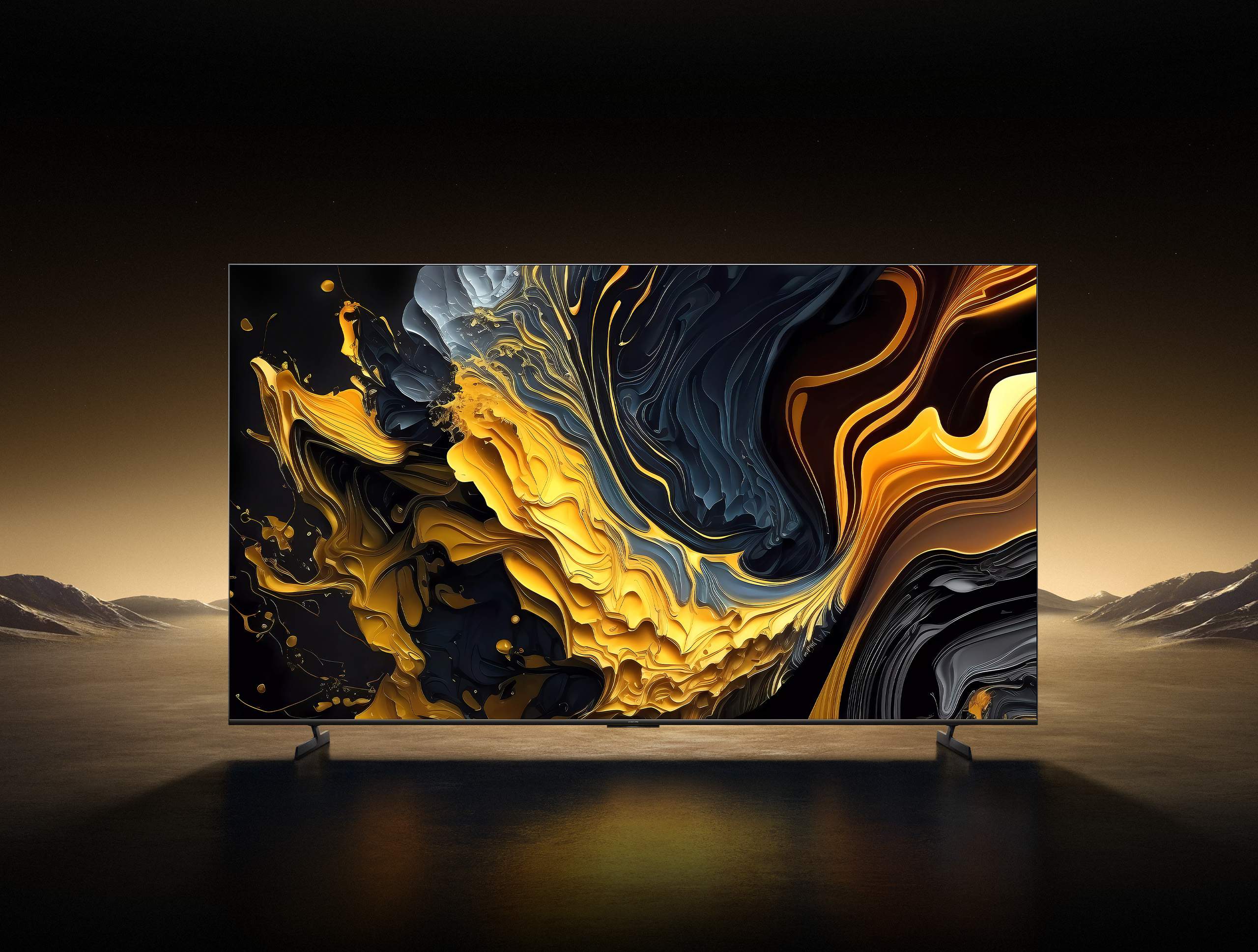 Xiaomi TV Max 85 2025 &mdash; вид спереди, 85-дюймовый QLED-экран