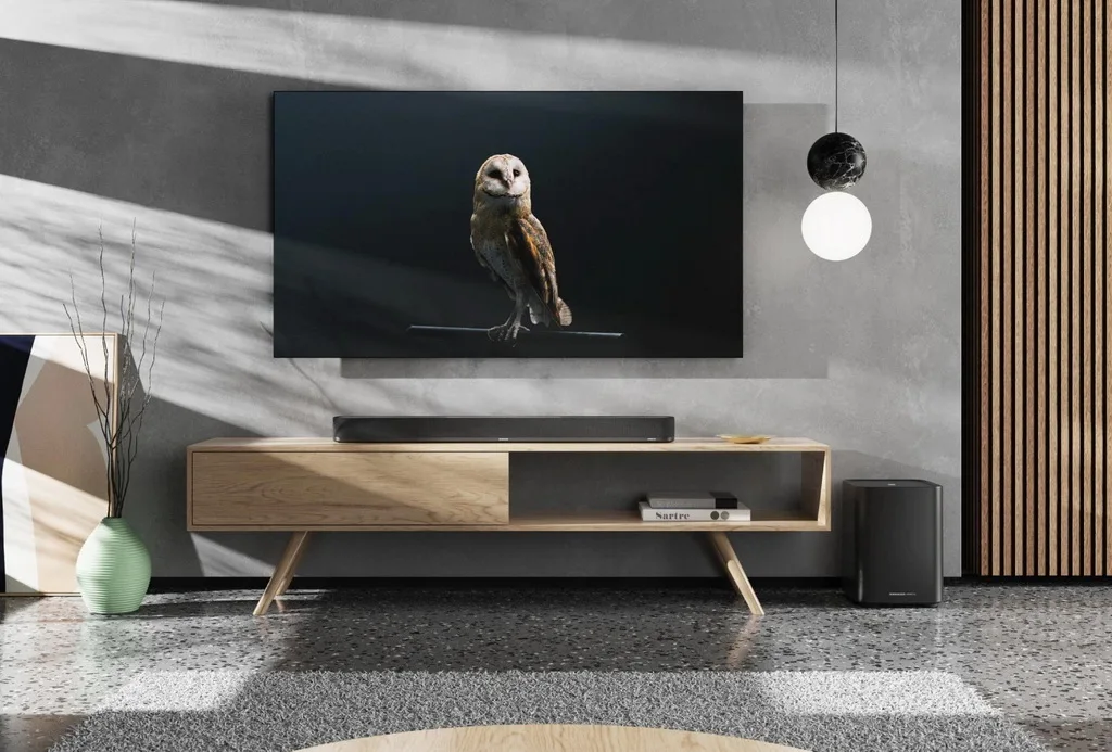 Sennheiser AMBEO Soundbar Plus — расположение динамиков и акустическая схема