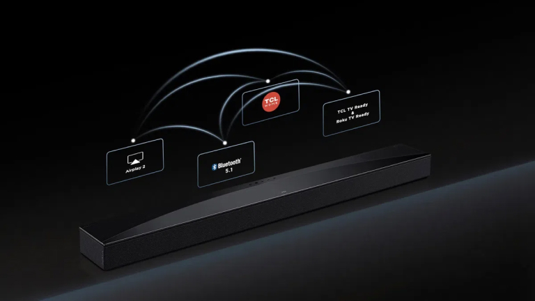 TCL Q85H беспроводное подключение — AirPlay 2, Bluetooth 5.1, управление с телефона