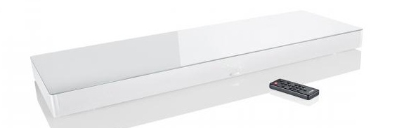 Canton Smart Sounddeck 100 white вид сверху пульт управления комплектация