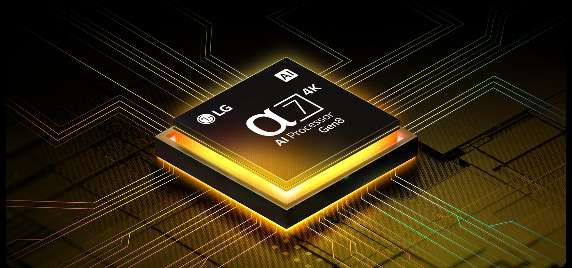 LG 43QNED82A6B — процессор Alpha 7 AI Gen8, обработка изображения
