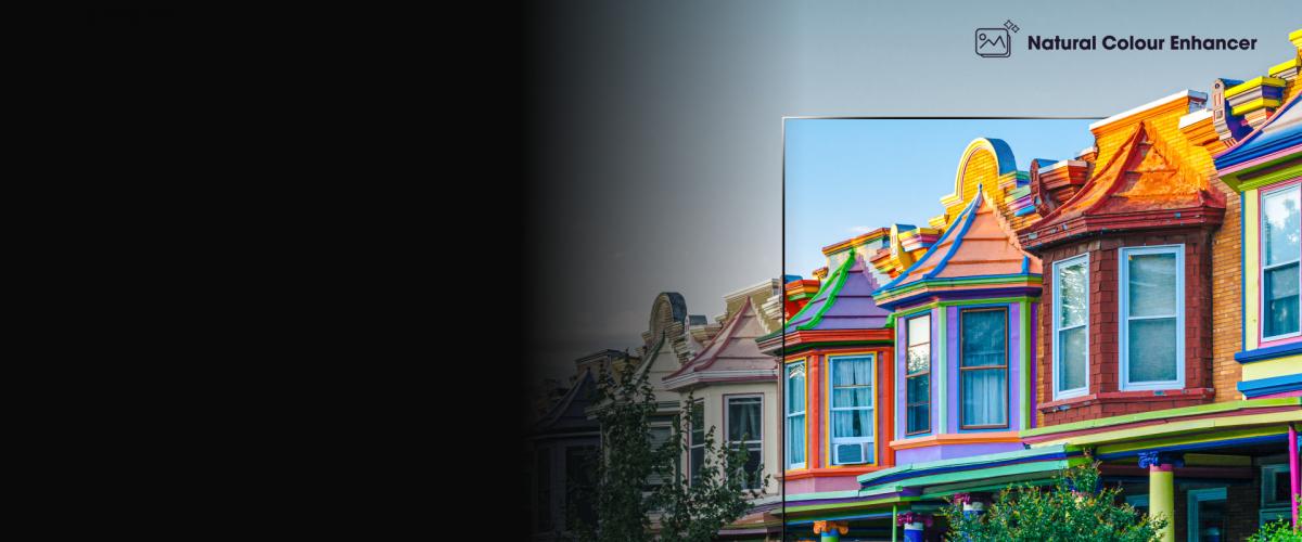 Hisense 32A4Q — Natural Colour Enhancer, натуральная цветопередача природных сцен