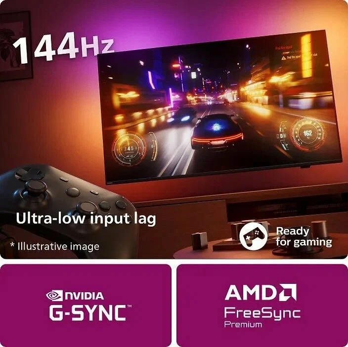 Телевизор 77 Philips 77OLED819, OLED EX, 4K UHD, Google TV, Ambilight
