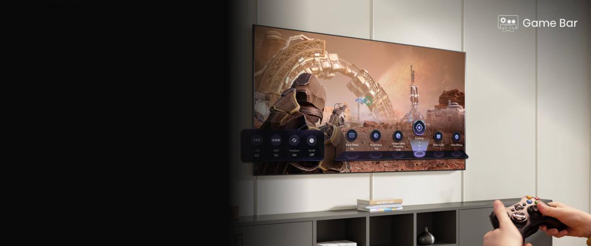 Hisense 58A6Q — игровой дашборд, управление настройками в реальном времени
