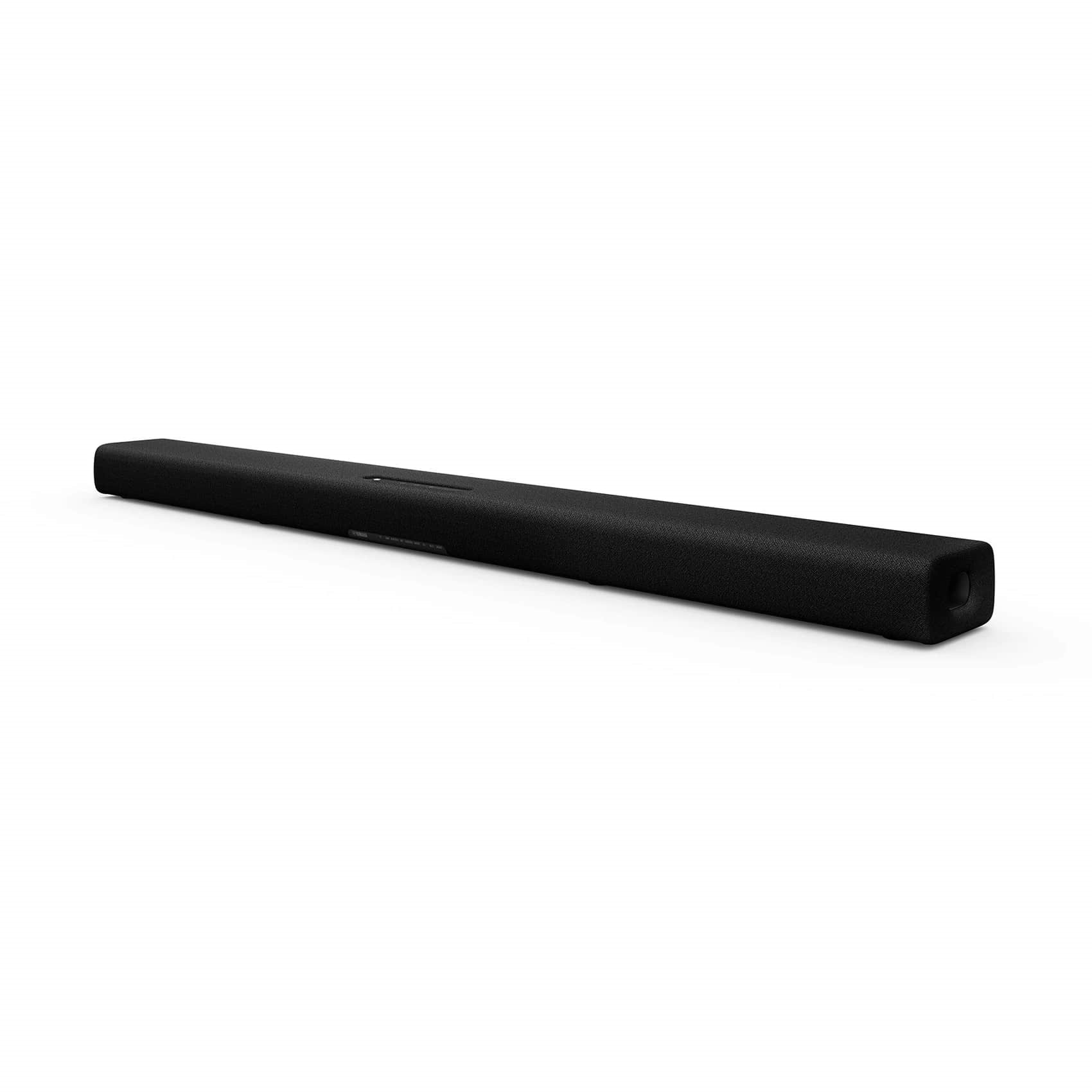 Yamaha True X SR-X40A Black компактный саундбар вид сбоку чёрный матовый корпус