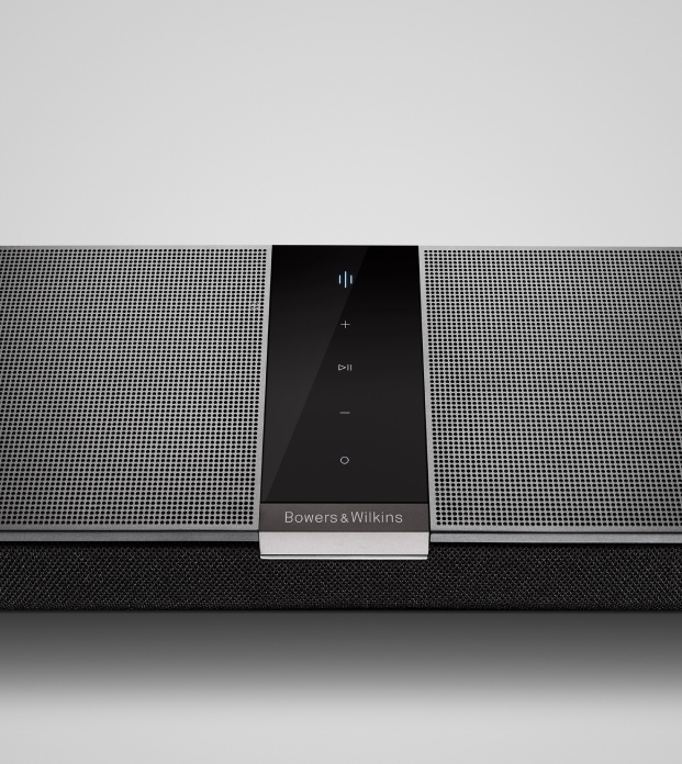 Bowers Wilkins Panorama 3 крупный план корпуса и решётки динамиков