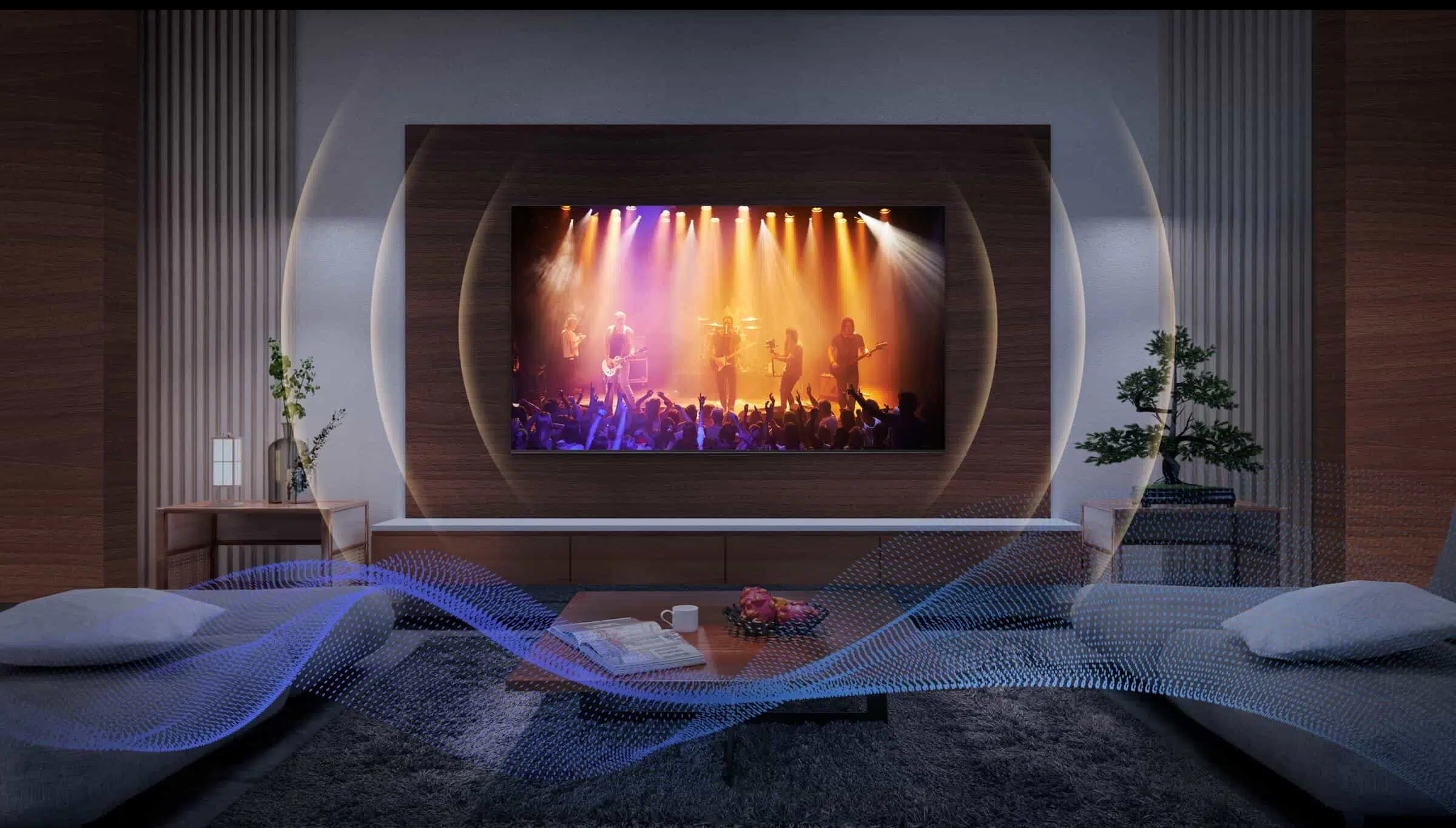 Телевизор TCL C845 Hi-Fi 2.1 канала с сабвуфером