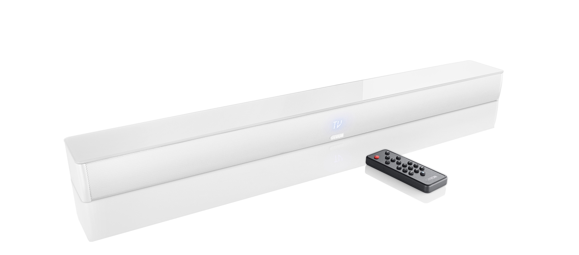 Canton Smart Soundbar 9 белый — комплектация: звуковая панель и пульт управления