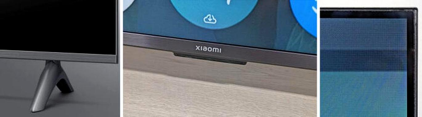 Xiaomi TV A Pro 55 2026: ножки, логотип, кромка рамки &mdash; крупные планы